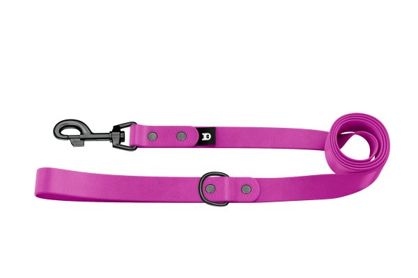 Dog Leash Basic: Light purple with Black components