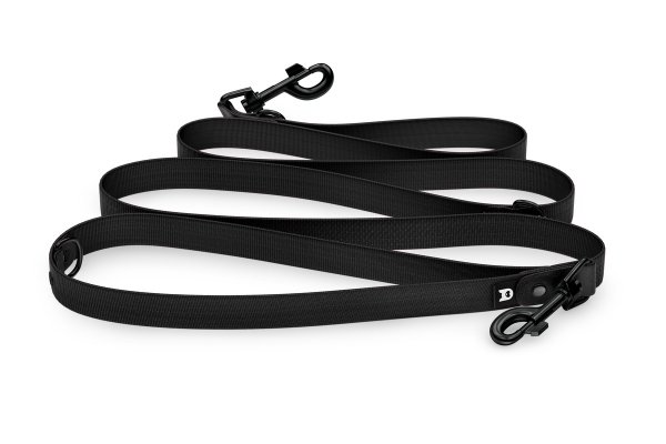 Dog Leash Reduce: Black & black with Black components