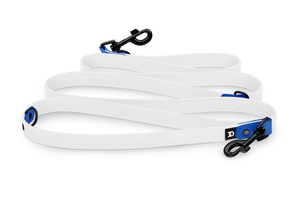 Dog Leash Reduce: Blue & White with Black components